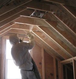 Detroit MI attic spray foam insulation